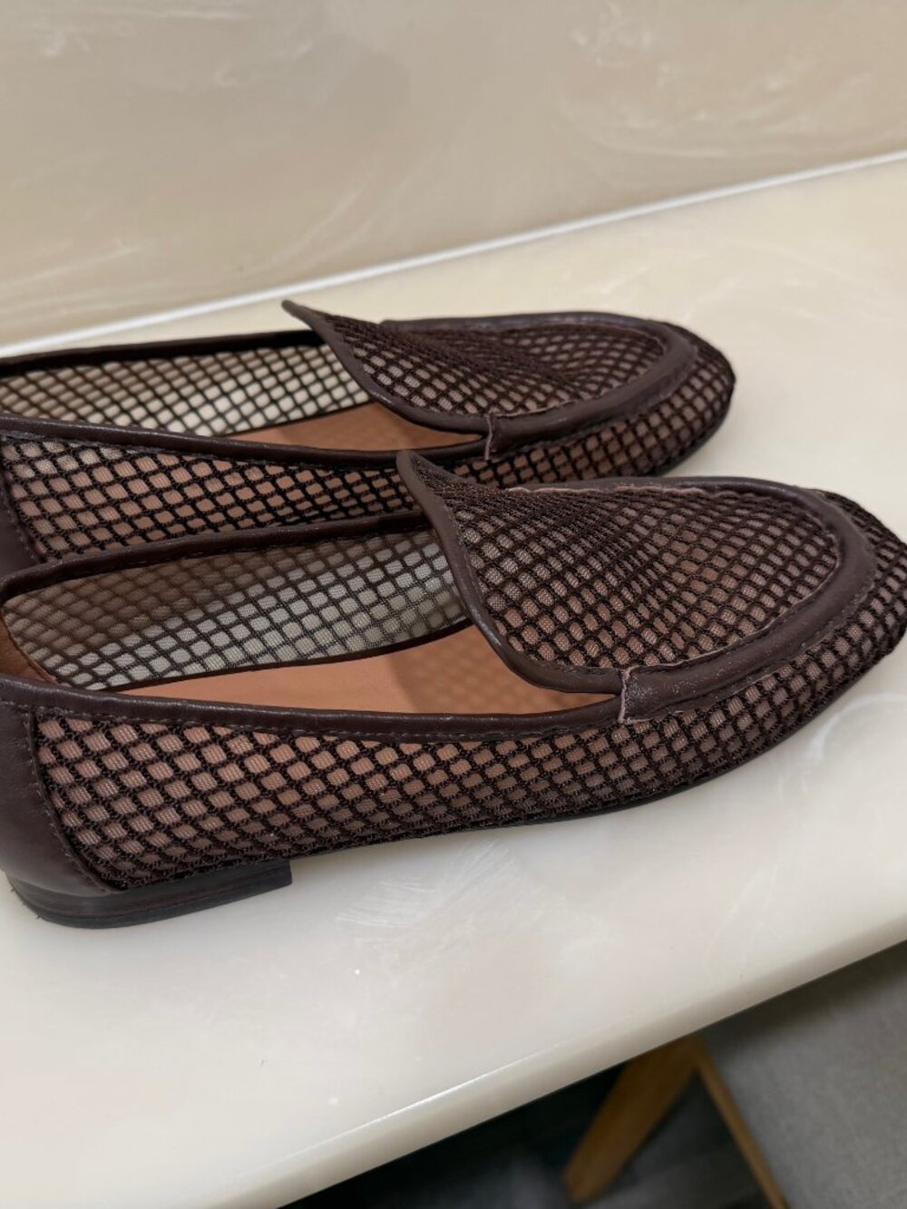 Maeve x Bibi Lou Mesh Loafer in Dark Brown (Size 39 / 8)